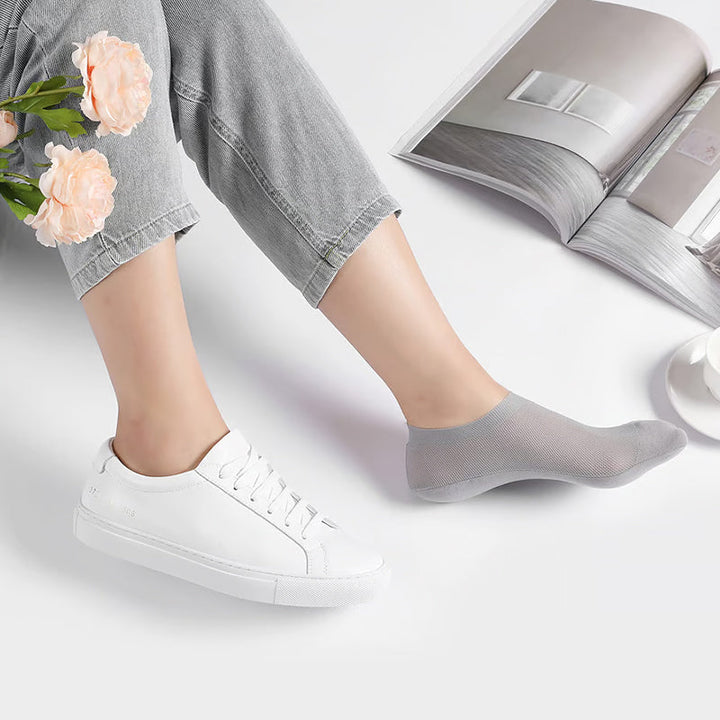 Skanto | Ultra-tynne fôr non-slip usynlige sokker