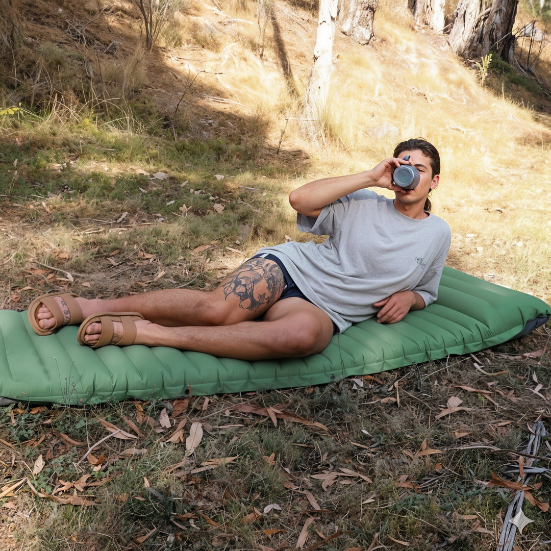 Camping Oppblåsbar & Bærbar Madrass Skanto