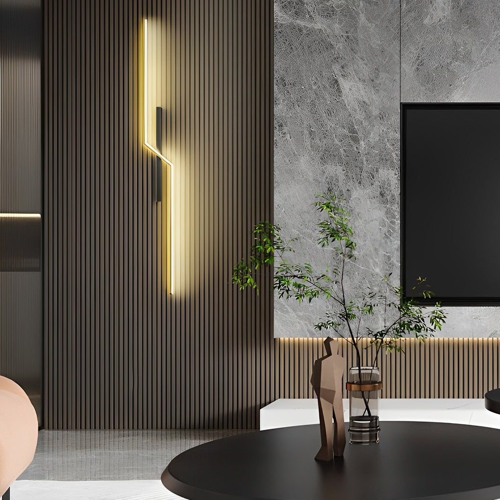 Skanto | Linjer Kreativ LED Moderne Minimalistisk Vegglampe Dekorative Vegglamper Belysning