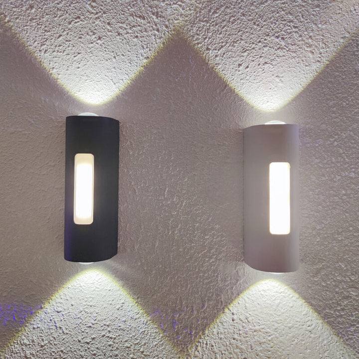 Moderne Minimalistisk Sylinderformet Design LED Utendørs Dekorativ Vegglampe | Skanto