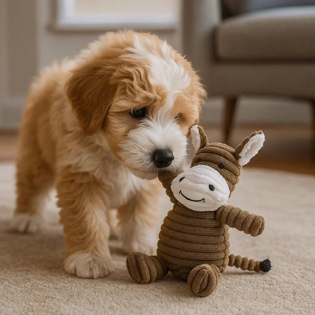 Skanto | Hundelek Plush Squeaky Chew Dyr