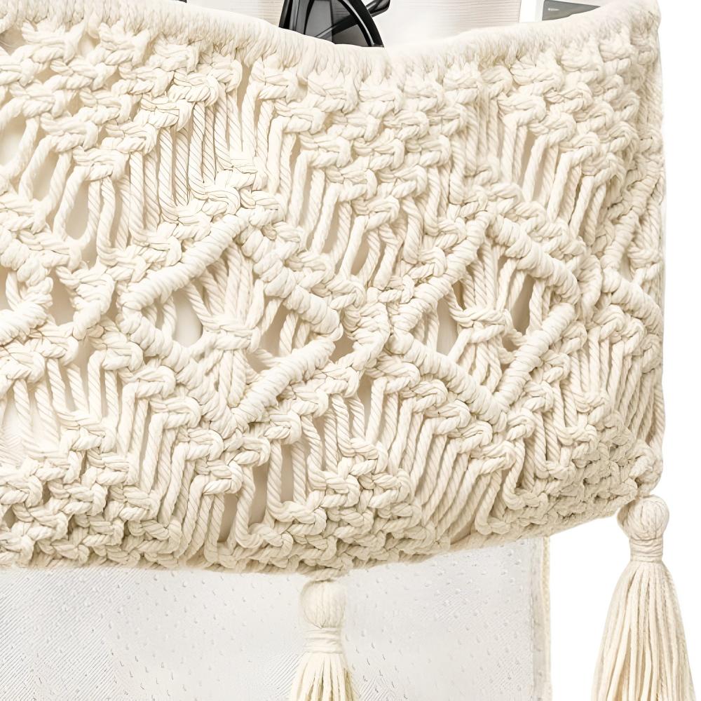 Skanto | Håndlaget Boho Oppbevaringskurv