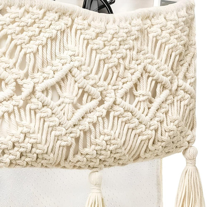 Skanto | Håndlaget Boho Oppbevaringskurv
