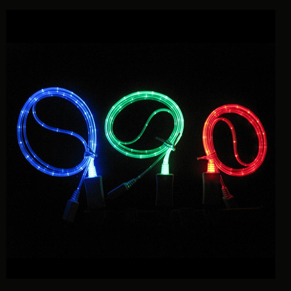 Skanto | LED USB-kabel - LED Flytende Synlig Lys Opp Luminescent Smart Lading