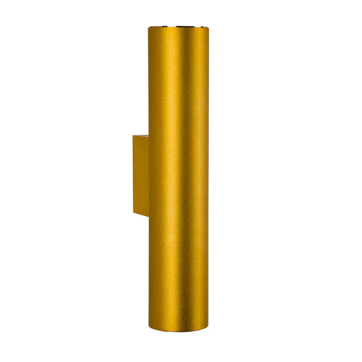 Skanto | Enkel Aluminium Sylinderformet 2-Lykt Vegglampe