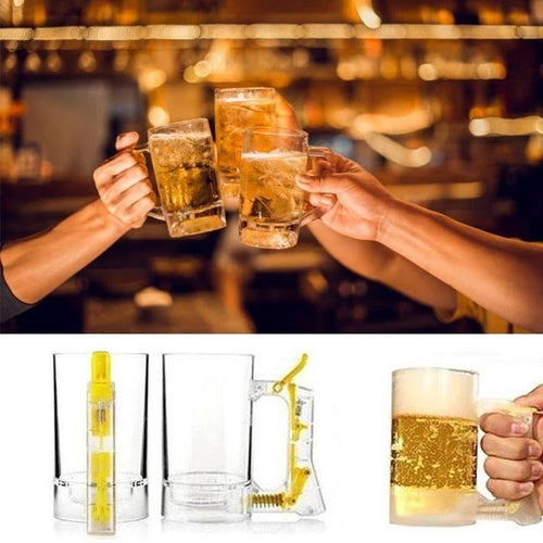 Skanto | Kreativ Boble Skummende Ølmugge for Festbar