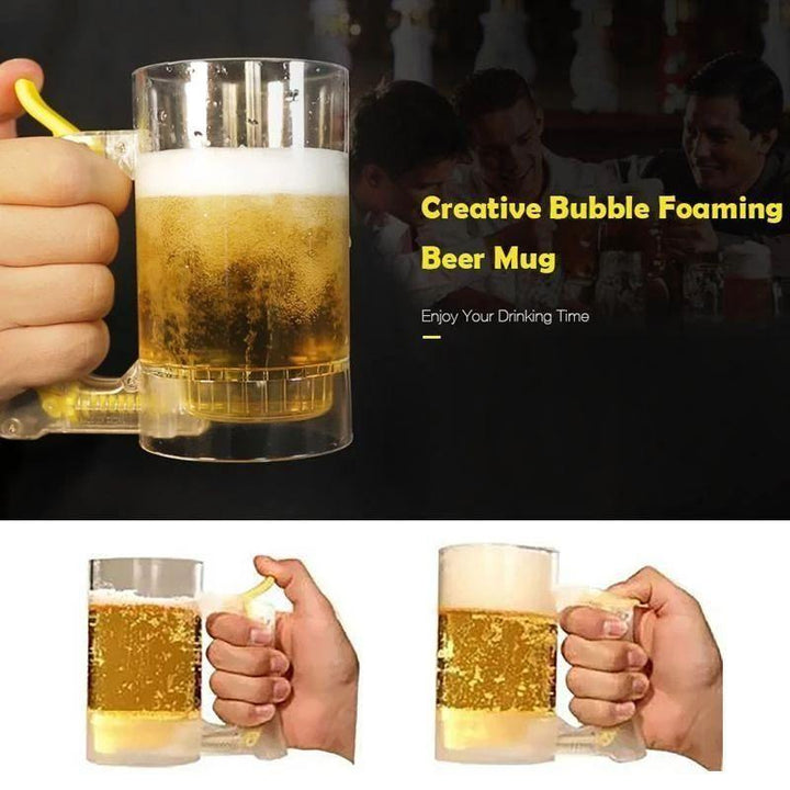 Skanto | Kreativ Boble Skummende Ølmugge for Festbar