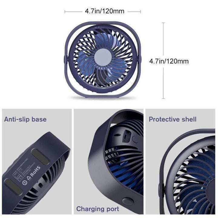 Skanto | Bærbar Desktop Bordkjøleventilator