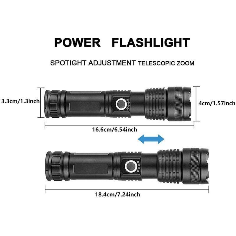 Skanto | USB-lading Vanntett P50 LED-lommelykt