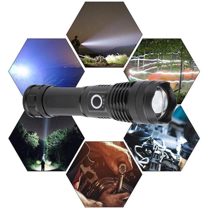 Skanto | USB-lading Vanntett P50 LED-lommelykt