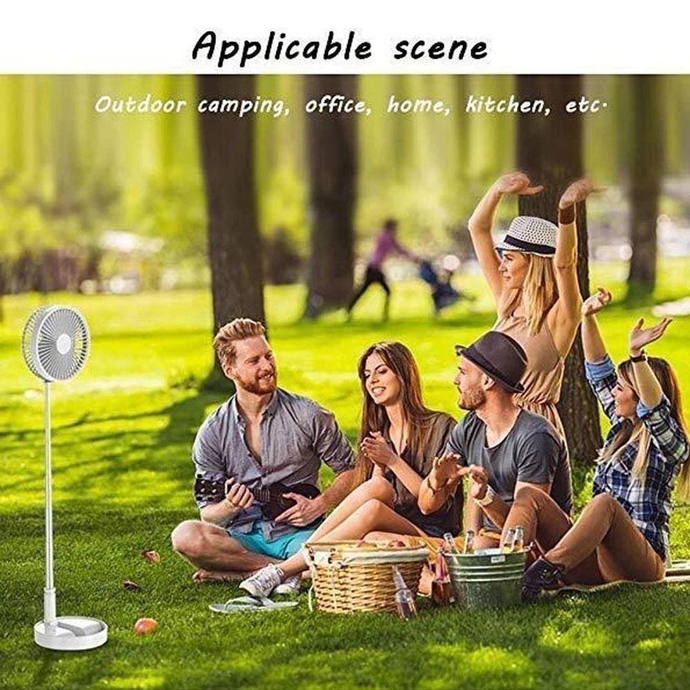 Skanto | Teleskopisk sammenleggbar USB-oppladbar vifte