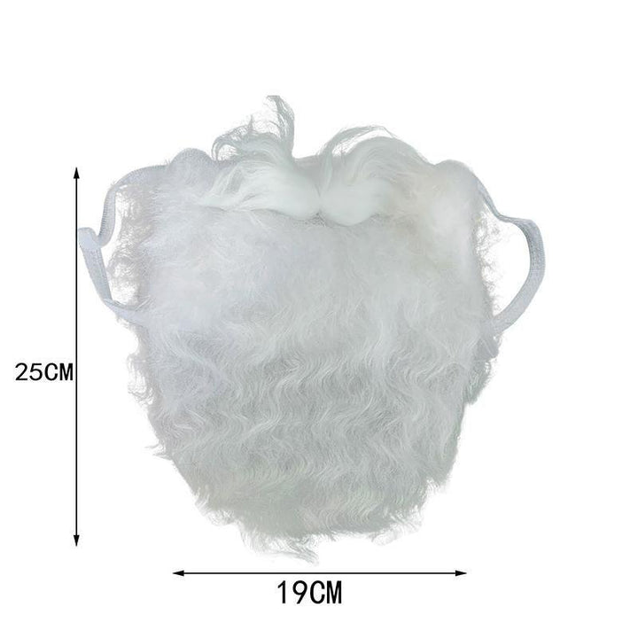 Skanto | Santa Beard Face Mask Kostyme (2 stk i ett sett)