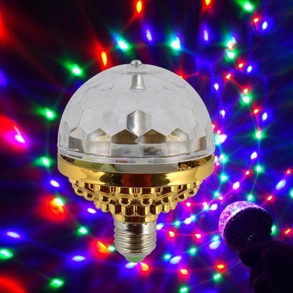 Skanto | Diskokule Lampe RGB Roterende LED Festpære