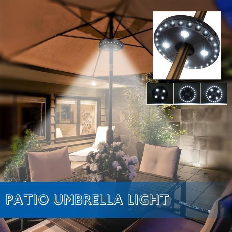 Skanto | Patio Parasol Lys Stang Montert