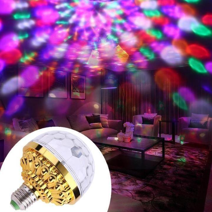 Skanto | Diskokule Lampe RGB Roterende LED Festpære