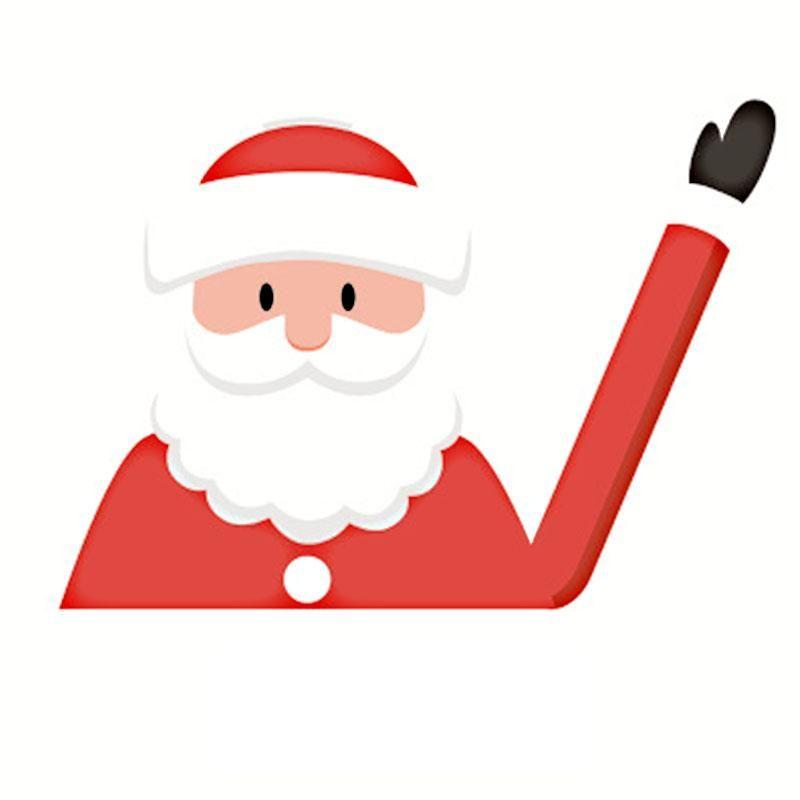 Skanto | Julevisker klistremerke