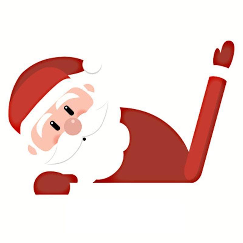 Skanto | Julevisker klistremerke