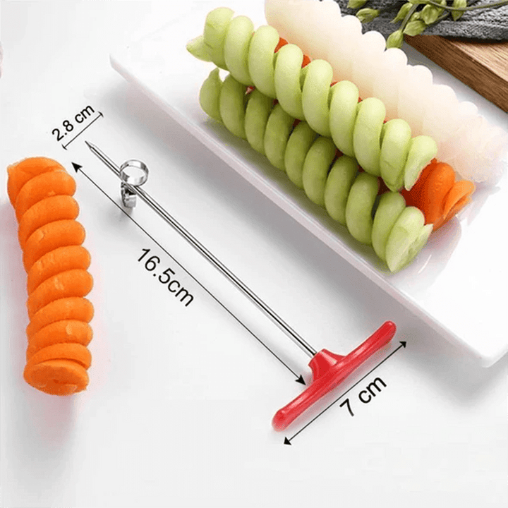 Skanto | Kreativ Grønnsak Frukt Spiral Twist Kniv