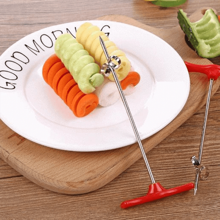 Skanto | Kreativ Grønnsak Frukt Spiral Twist Kniv