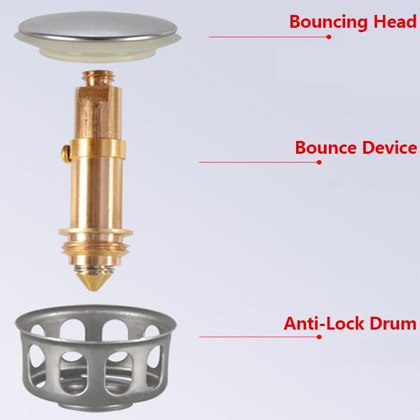 Skanto | Universal Vaskebassin Bounce Dreneringsfilter