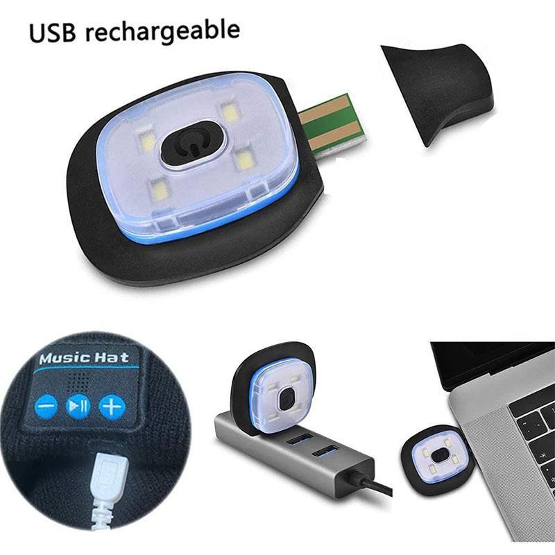 Skanto | Oppgradert Unisex Musikalsk Bluetooth LED Lue