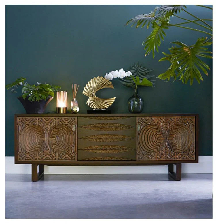 Skanto | Stilig Halvmåne Skulptur – Elegant Månedekor for Hjem & Kontor