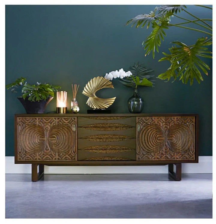 Skanto | Stilig Halvmåne Skulptur – Elegant Månedekor for Hjem & Kontor