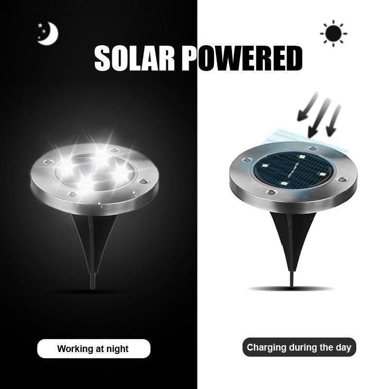 Skanto | Solcelledrevet Gulvsti LED Lys