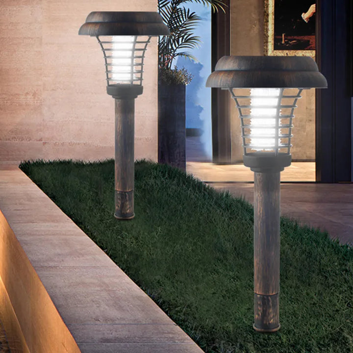 Skanto | Solar Hagebelysning med Insektavvisende - LED Utendørs Lampe for Terrasse & Hage