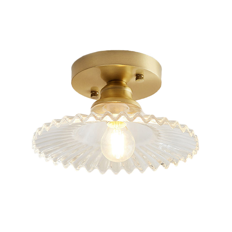 Skanto | Taklampe Vintage Glass Flushmount Fixture
