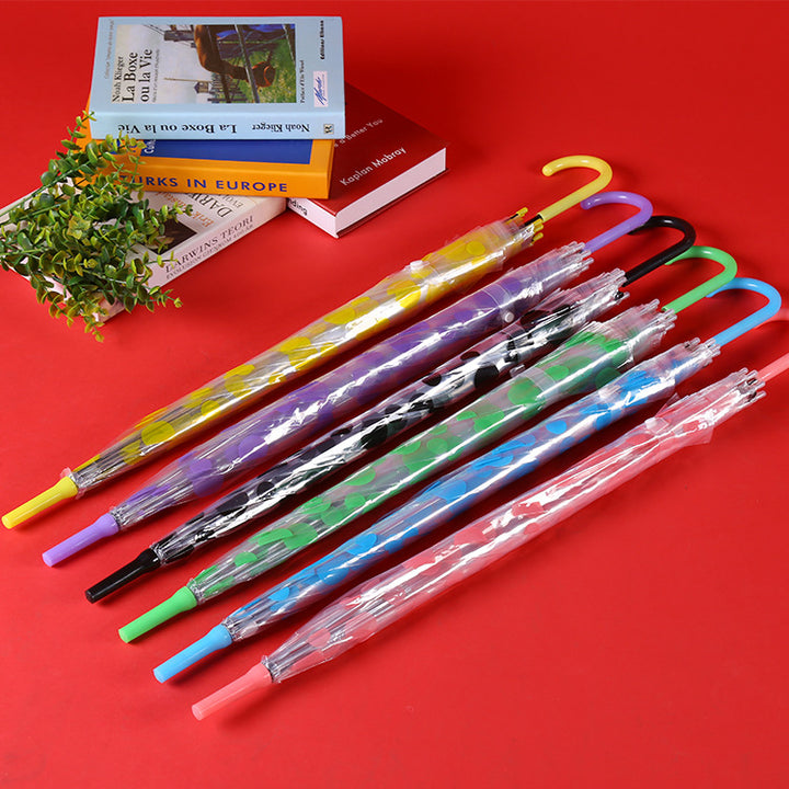Kvinnenes Gjennomsiktige Paraply med Elegant Design Skanto