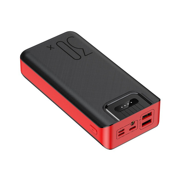 Høyytelses powerbank med intelligent LCD-skjerm og to USB-porter Skanto