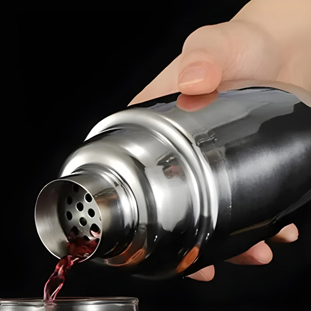 Cocktail shaker-set laget av rustfritt stål – 10-delt premium bartender-sett | Ideell for Skantoandede drinker og fester | Skanto
