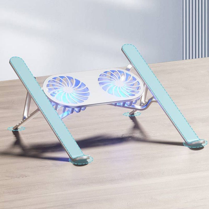 Skanto | Laptop Høydejusterbar Holder med Kjøleventilator