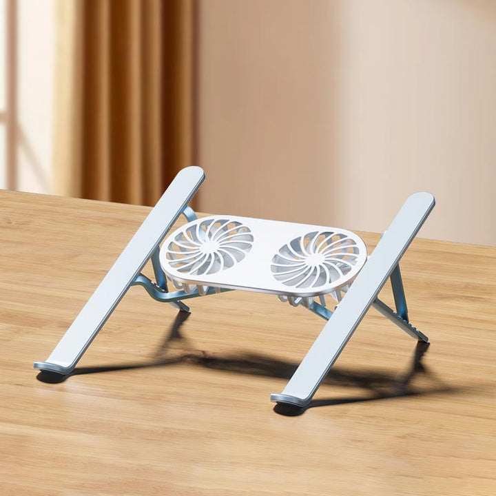 Skanto | Laptop Høydejusterbar Holder med Kjøleventilator