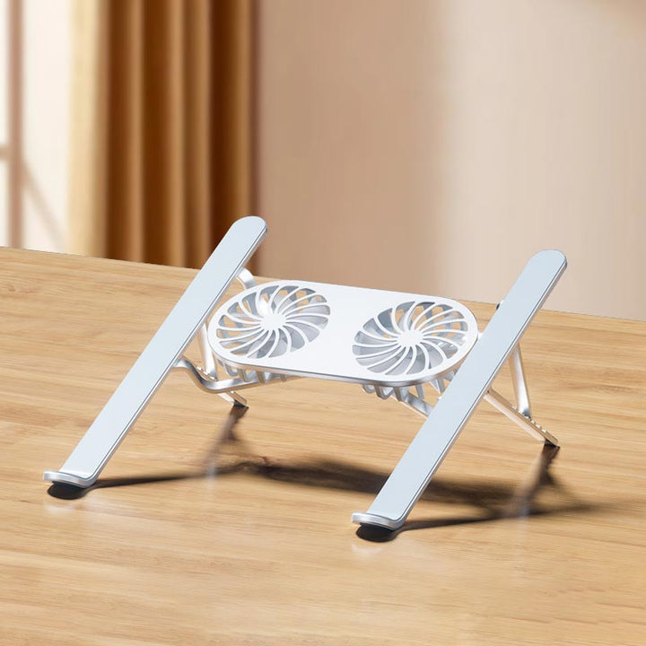 Skanto | Laptop Høydejusterbar Holder med Kjøleventilator