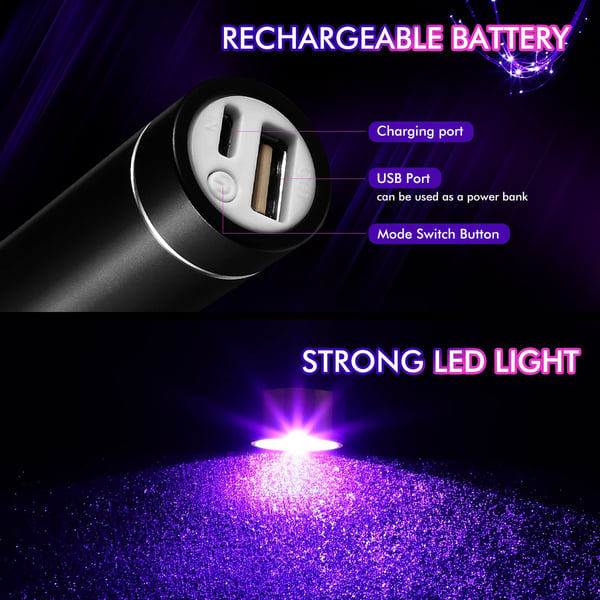 Skanto | LED Oppladbar Lys Pisk