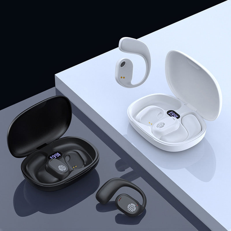 Skanto | Bluetooth-hodetelefoner med benledningskonduksjon og ekte øreklips