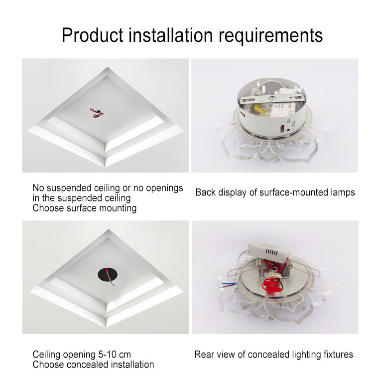 Karnz GlowPetal | LED krystall stift lampe | Blomstform, RGB Fargeveksling & energieffektiv