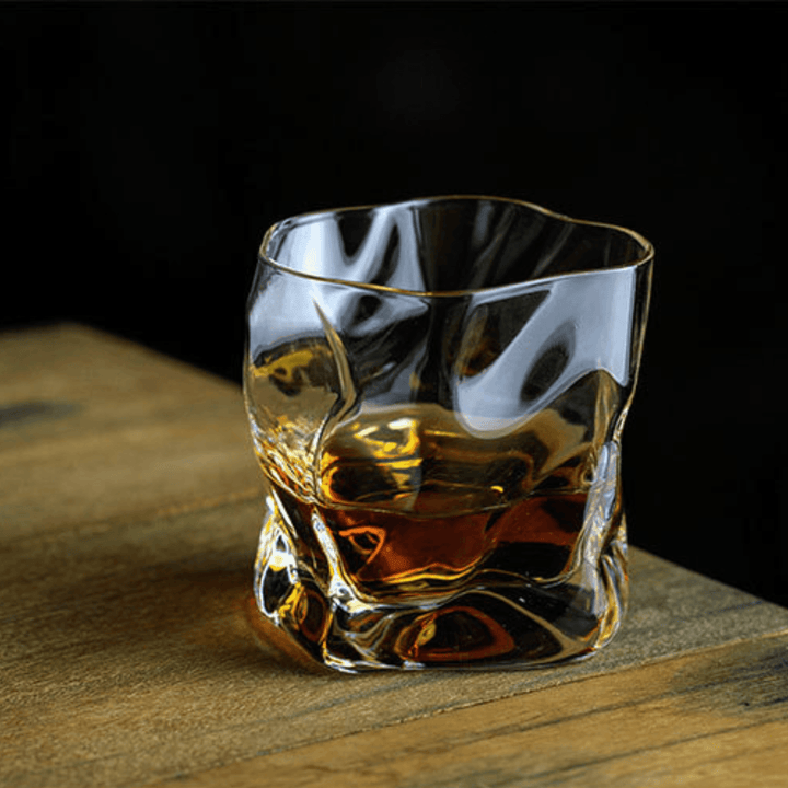 Japansk Edo Kiriko Krumpe Kropp Whisky Glass | Skanto