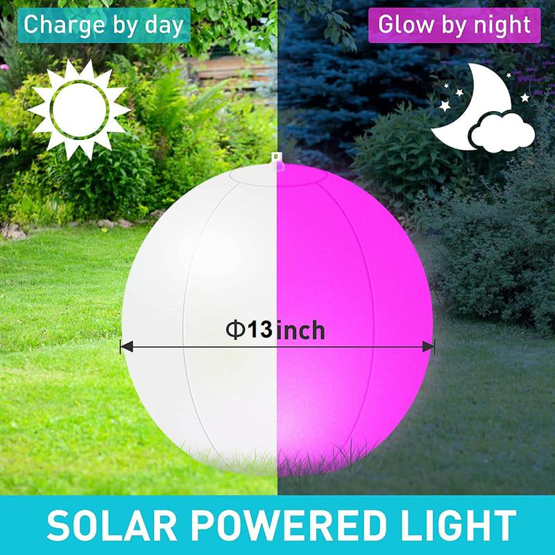 Skanto | LED Lykt 16 Farger Glødende Strandball
