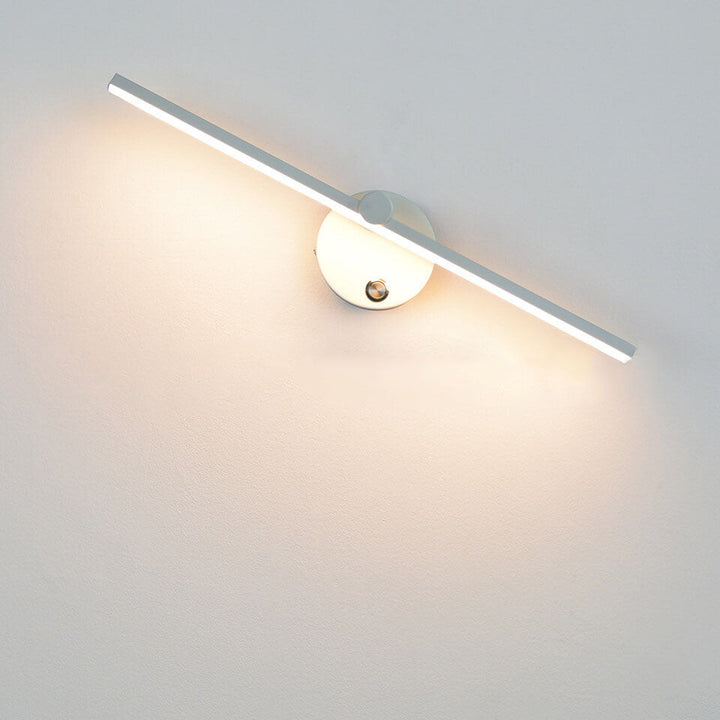Skanto | Nordisk Minimalist Aluminium Lang Stangbryter LED Speil Vegglampe