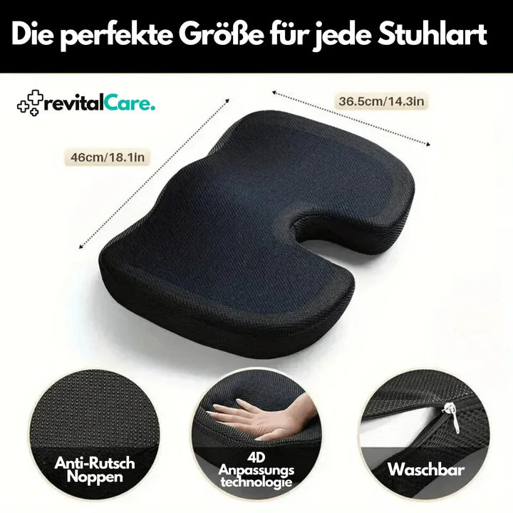 Skanto | Ergonomisk 4D Komfort Setepute med Ortopedisk Støtte