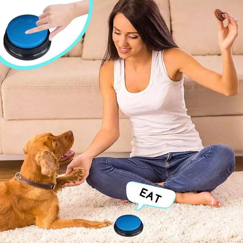 Fjernbar talende Easy Carry stemmeopptakslydknapp pet training Skanto
