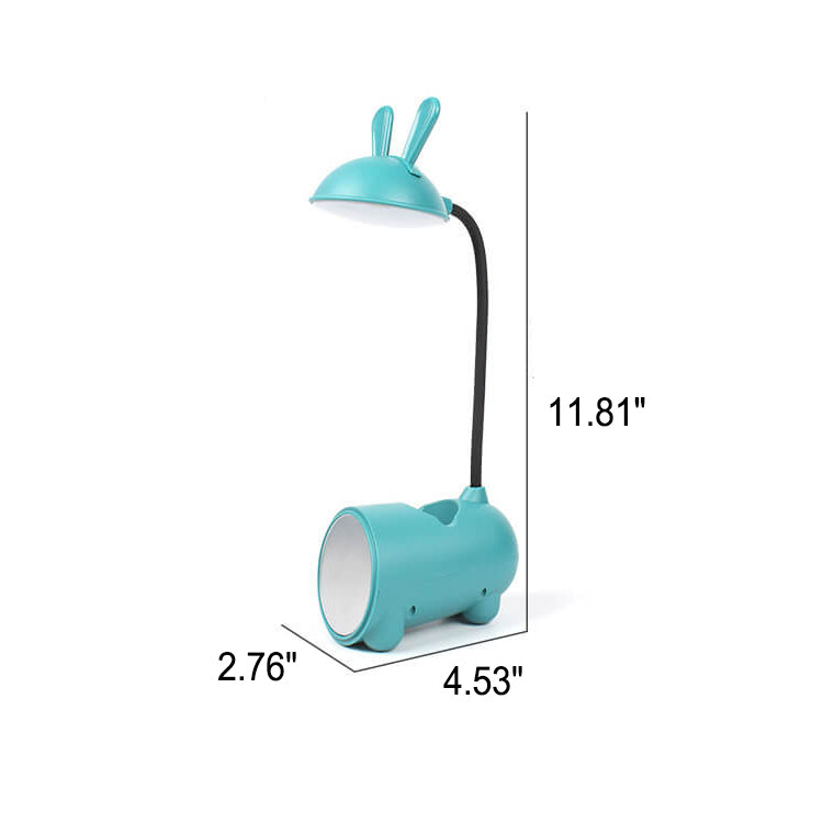Skanto | Kreativ LED Touch Lampe med Pennholder | USB Lading Funksjon | Skrivebord lampe | Barnerom Dekor