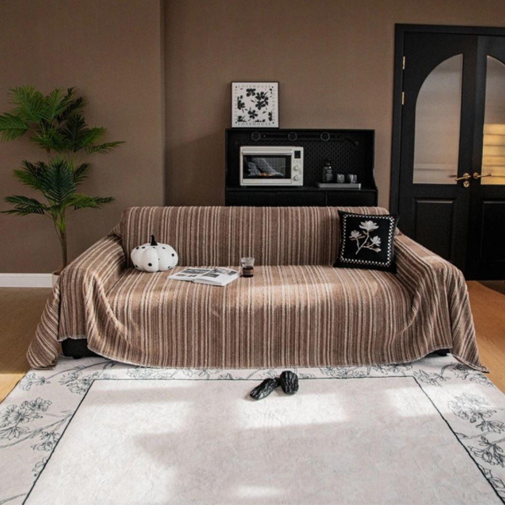 Skanto | Regal Stripes Chenille Sofa Cover