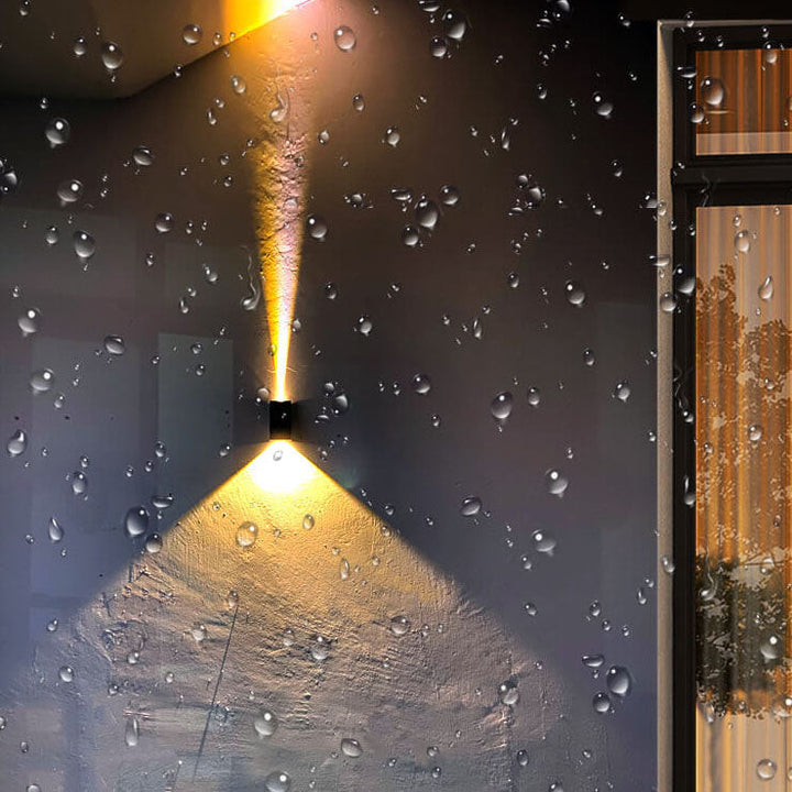Solar Simple Trapezoid Utendørs Vanntett LED Vegglampe | Skanto