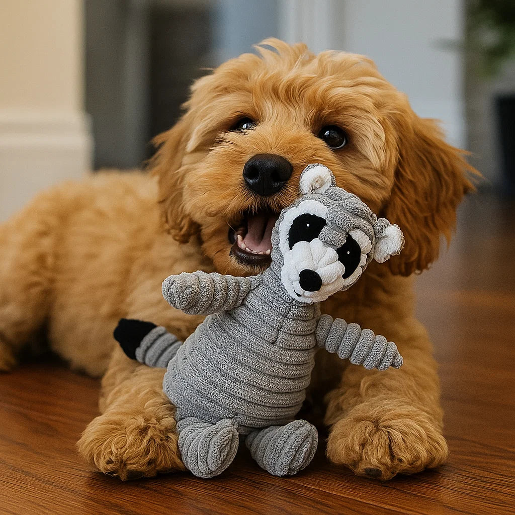 Skanto | Hundelek Plush Squeaky Chew Dyr