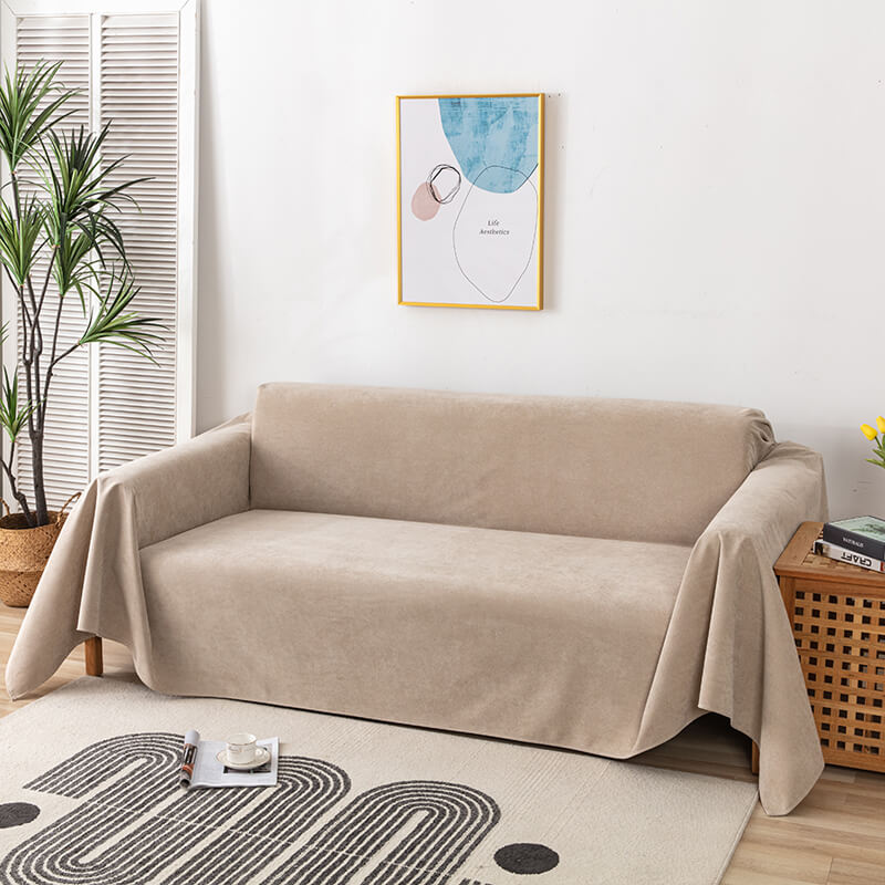 Premium vanntette sofa kastet dekke med jacquard kant | Skanto