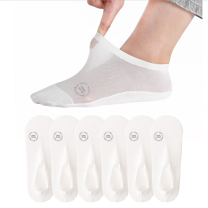Skanto | Ultra-tynne fôr non-slip usynlige sokker